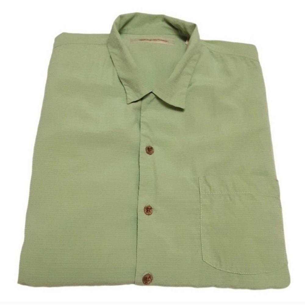 Tommy Bahama Button Up Silk Shirt Mens Large